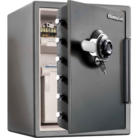 Sentry Safe SentrySafe Fire Safe Combination Lock, 2.05 Cu. Ft. Capacity, Gray SFW205DPBENG